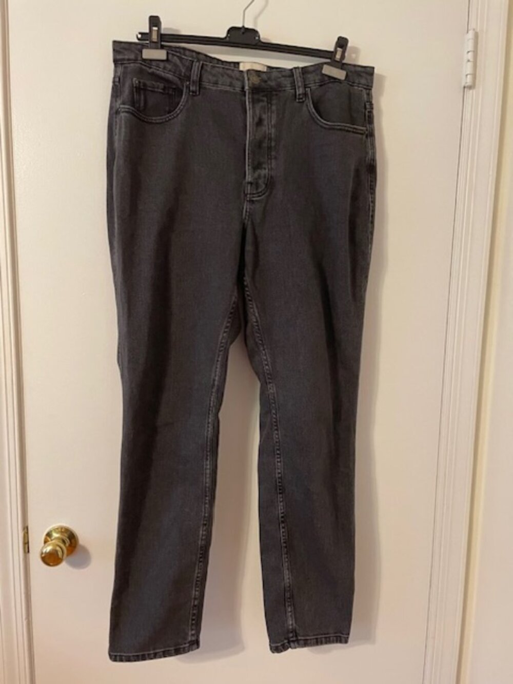 Sezane Denim Black Jeans - Size 44